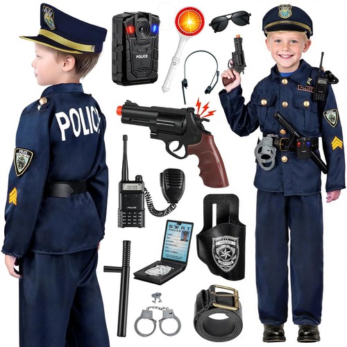 Costume polizia bambini set - bambini,