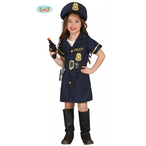 Poliziotta costume bambina - poliziotta,