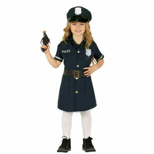 Costume poliziotta con gonna - con,