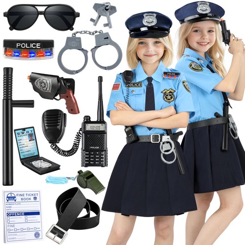Costume poliziotto bambina per - poliziotto,