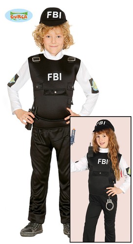 Costume fbi poliziotto - costume,