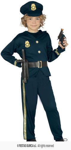 Costume bambino poliziotto - costume,